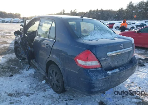 2007 Nissan Versa 1.8S z USA, uszkodzony, nr VIN 3N1BC11E77L417342